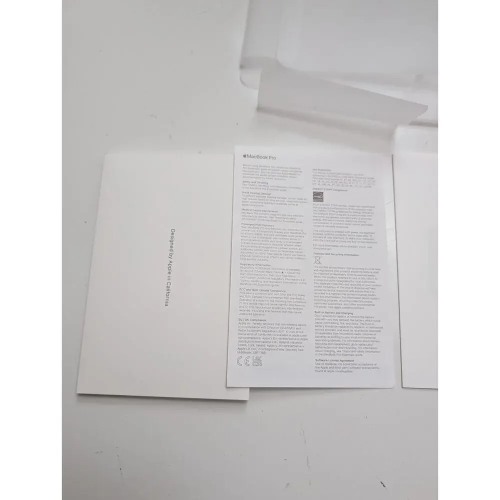 EMPTY BOX ONLY Apple MacBook Pro 13 inch 8GB memory 256GB SSD A2338